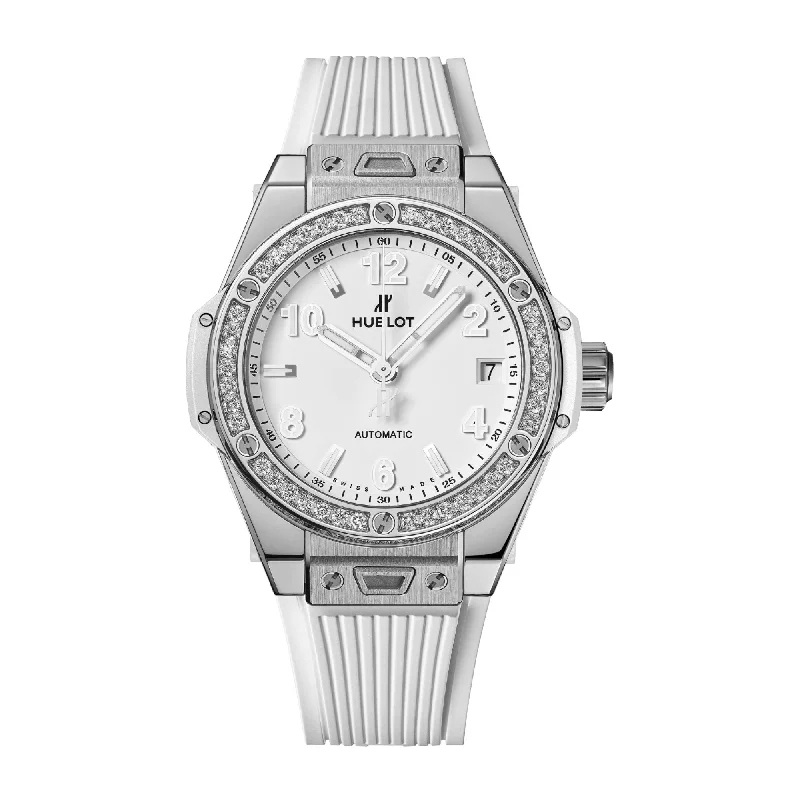 Big Bang One Click Steel White Diamonds