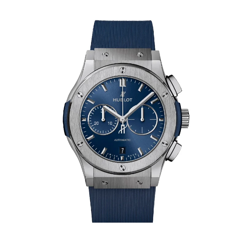 Classic Fusion Chronograph Titanium Blue 42mm