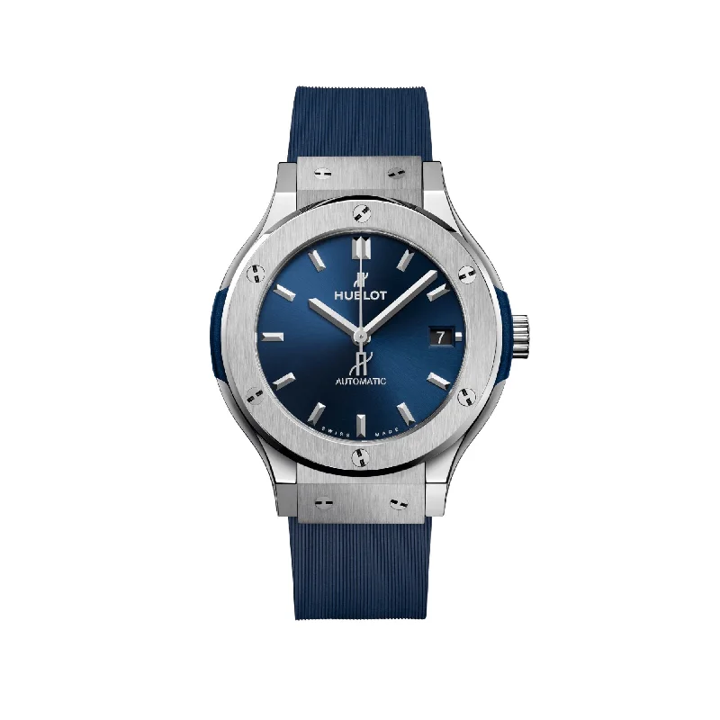 Classic Fusion Titanium Blue 38mm