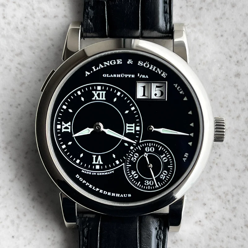 A. Lange & Sohne Lange 1 Luminous, White Gold