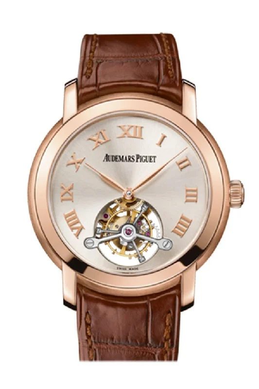 Audemars Piguet Jules 39mm Audemars Tourbillon Silver Dial Rose Gold 26561OR.OO.D088CR.01