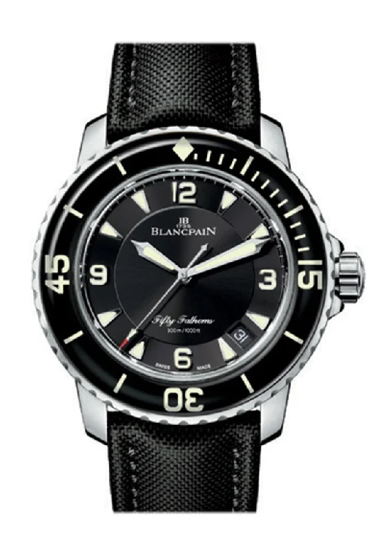 Blancpain Fifty Fathoms Automatique Black Dial Men's Watch 5015-1130-52