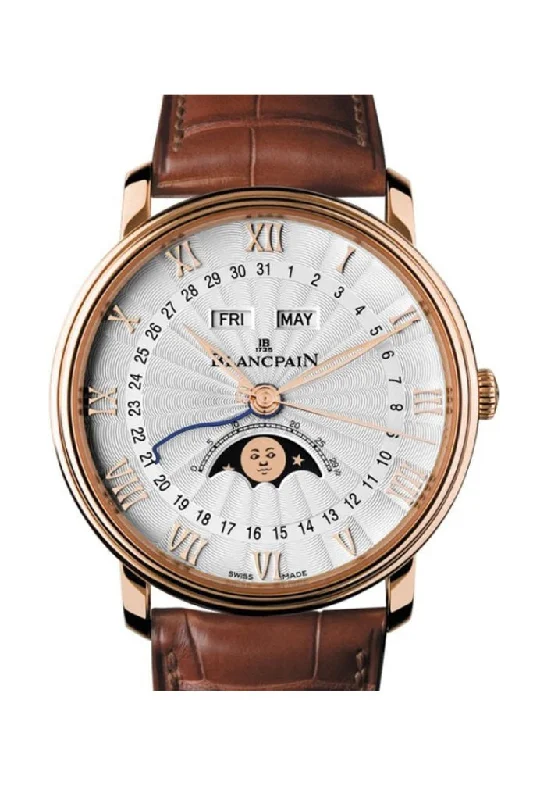 Blancpain Villeret Moonphase and Complete Calender Rose Gold 6664-3642-55B