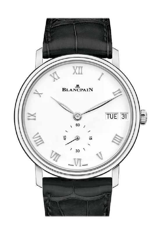 Blancpain Villeret Ultra Slim Automatic White Dial Men's Watch 6652-1127-55B