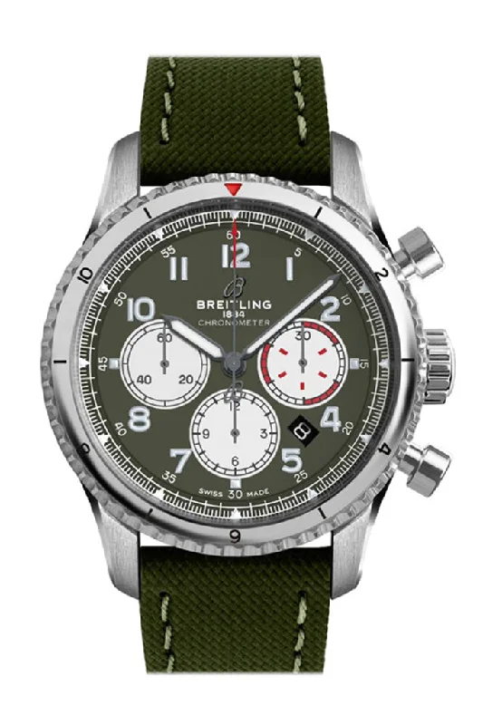 Breitling Aviator 8 B01 Chronogragh GREEN AB01192A1 L1X1