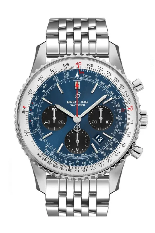 BREITLING Navitimer 1 Chronograph Automatic Chronometer Blue Dial Men's Watch AB0121211  C1A1