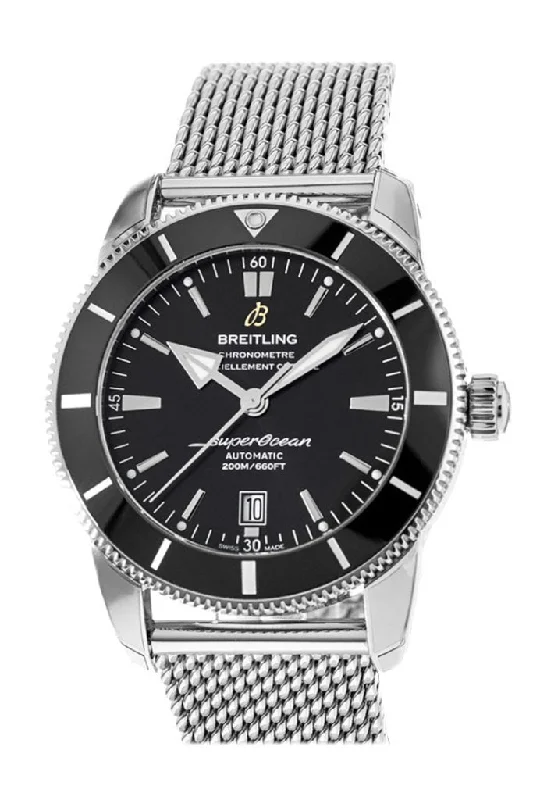 Breitling Superocean Heritage II Black Dail Steel Men's Watch AB2020121-B1A1