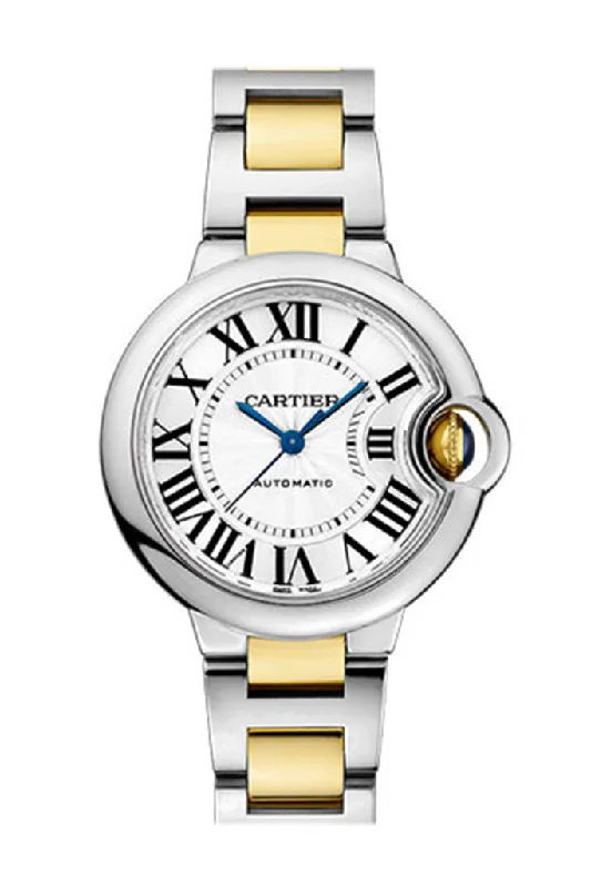 Cartier Ballon Bleu 33MM Steel Yellow Gold W2BB0002