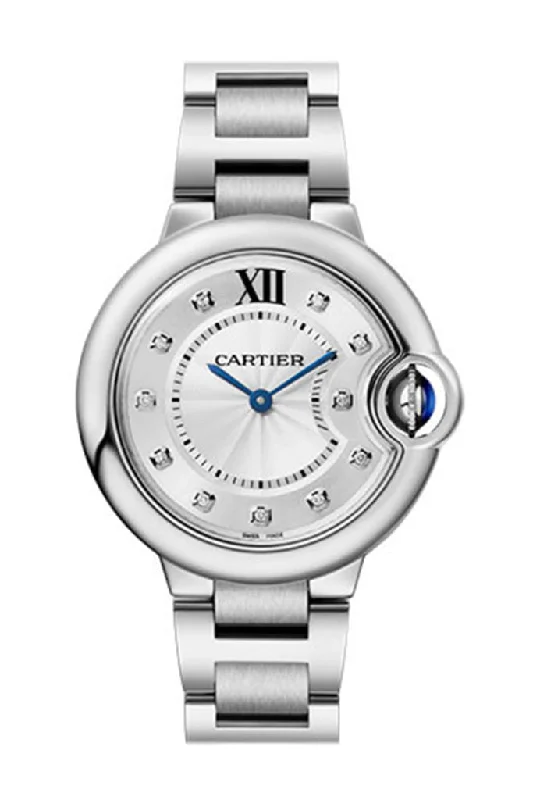 Cartier Ballon Bleu 33MM Diamond Dial W4BB0020