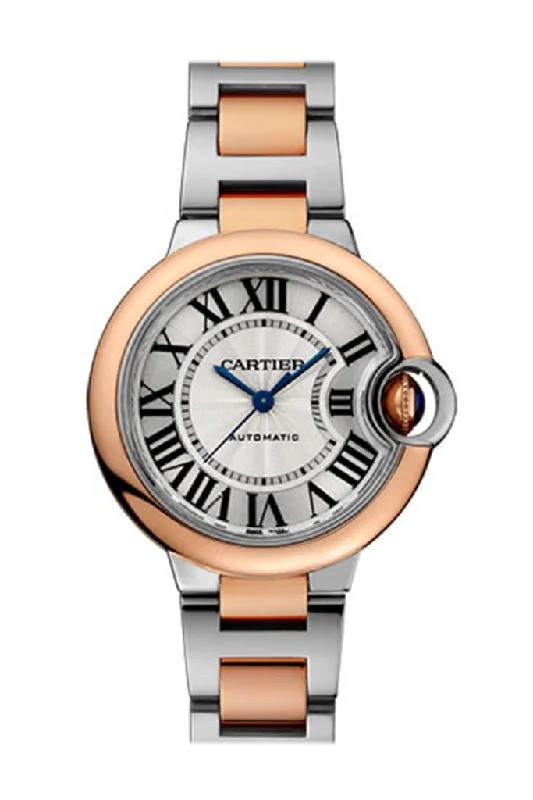 Cartier Ballon Bleu 33MM Steel Rose Gold W2BB0023