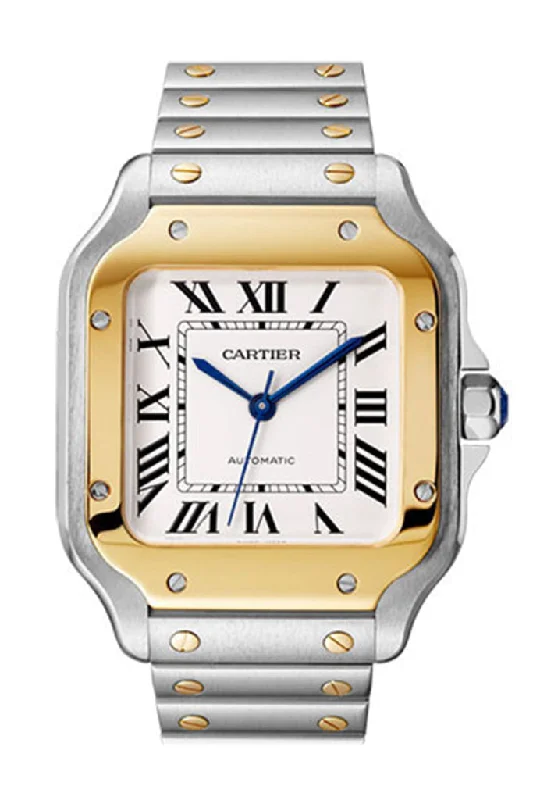 Cartier Santos Dumont Steel Yellow Gold Midsize W2SA0016