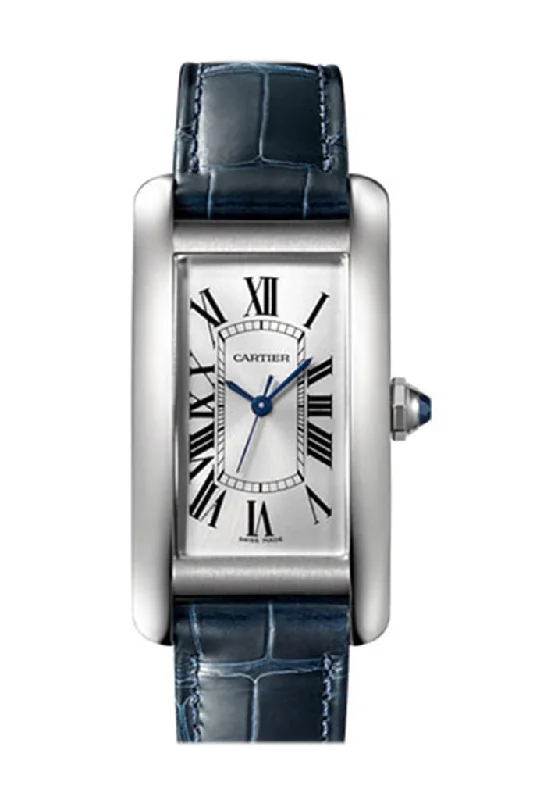 Cartier Tank Americaine Automtic Silver Dial Ladies Watch WSTA0017