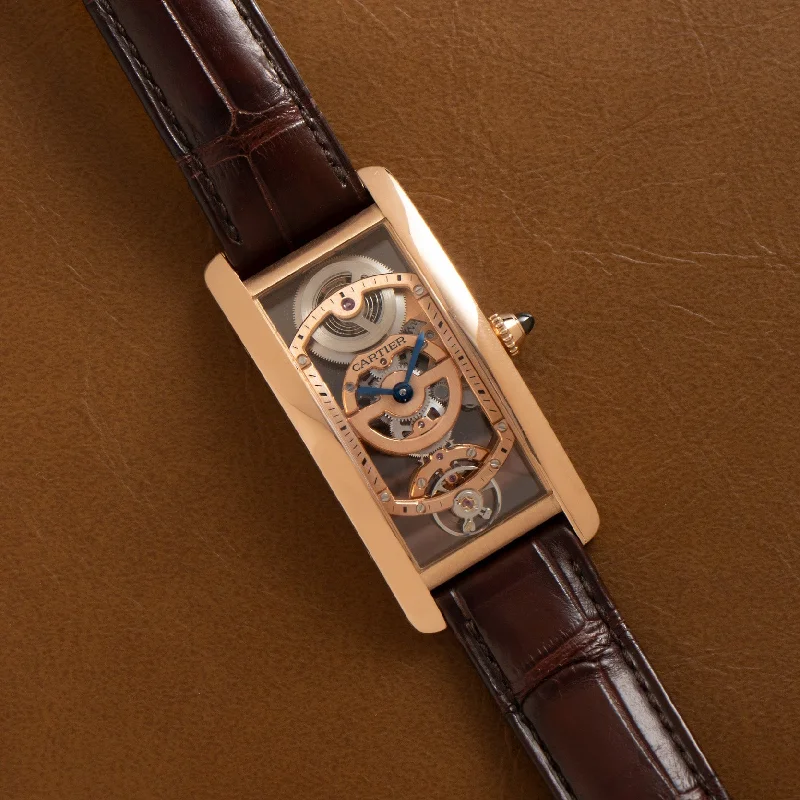 Cartier Tank Cintreé Skeleton