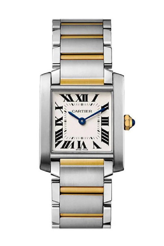 Cartier Tank Francaise Steel Yellow Gold W2TA0003