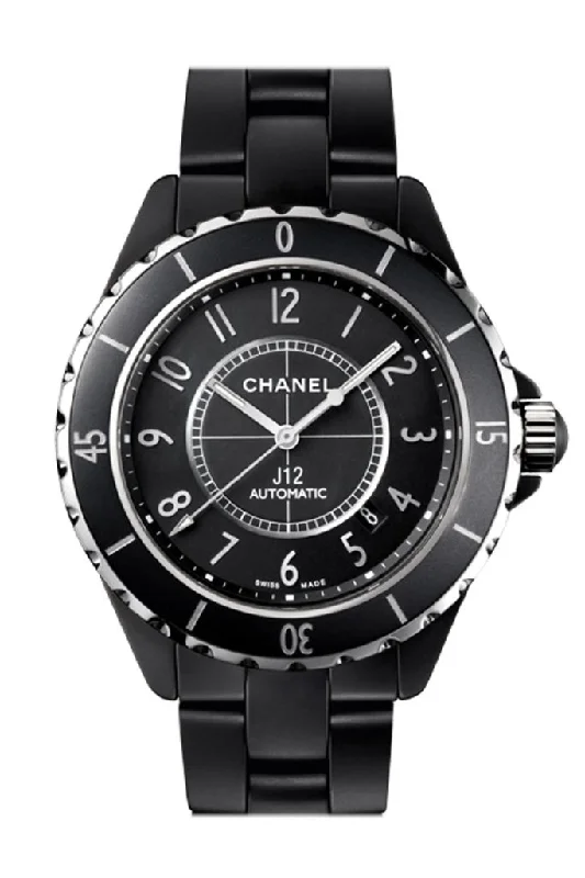 Chanel J12 Matte Black Automatic Ceramic Unisex Watch H3131