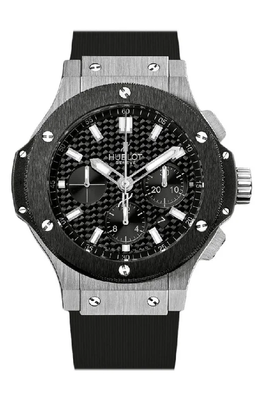 Hublot Big Bang Evolution Black Carbon Fiber Dial Automatic Chronograph Men's Watch 301.SM.1770.GR