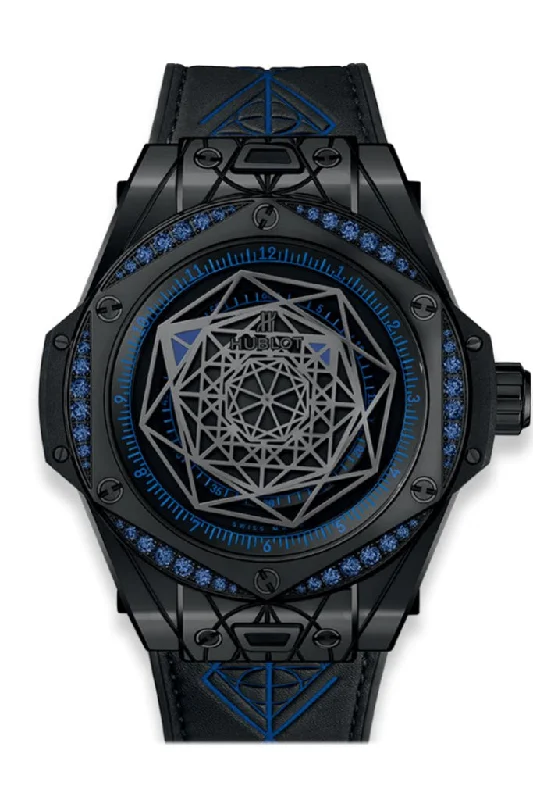 Hublot Big Bang Sang Bleu All Black Blue 465.CS.1119.VR.1201.MXM18