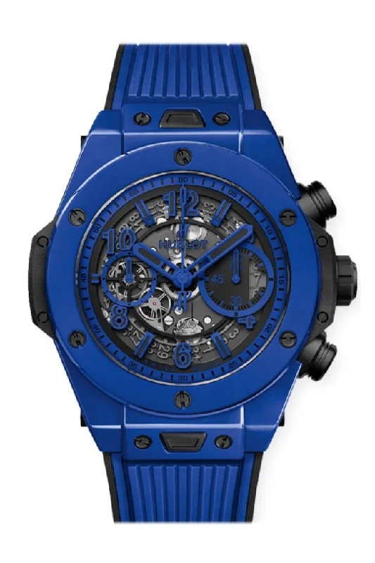 Hublot Big Bang UNICO 45mm Mens Watch RX Blue Magic 411.ES.5119