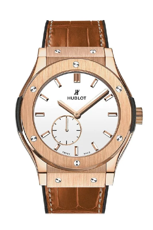 Hublot Classic Fusion 45mm Classico Ultra Thin White Dial Men's Watch 515.OX.2210.LR