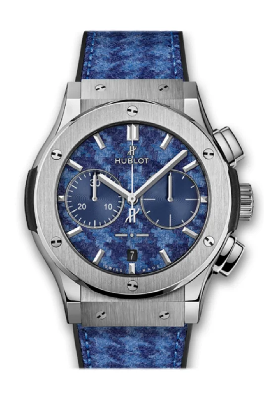 Hublot Classic Fusion Chronograph Italia Independent Pieds de Poule Titanium 521.NX.2710.NR.ITI18