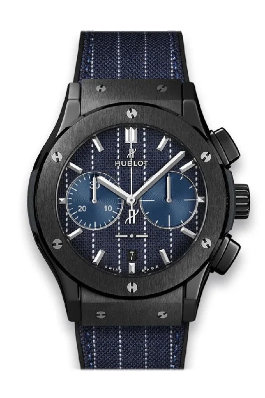 Hublot Classic Fusion Chronograph Italia Independent Pinstripe Ceramic 521.CM.2707.NR.ITI18