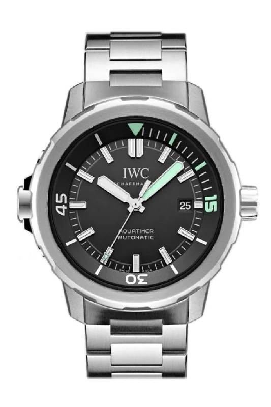 IWC Aquatimer  Black Dial Stainless Steel 42mm Men's Watch IW329002