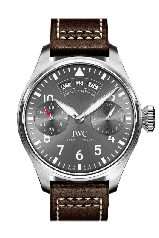 IWC Big Pilots Annual Calendar Spitfire Automatic Grey Dial 42mm Men's Watch IW502702