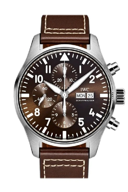 IWC Pilot Antoine de Saint Exupery Chronograph 43mm Men's Watch IW377713