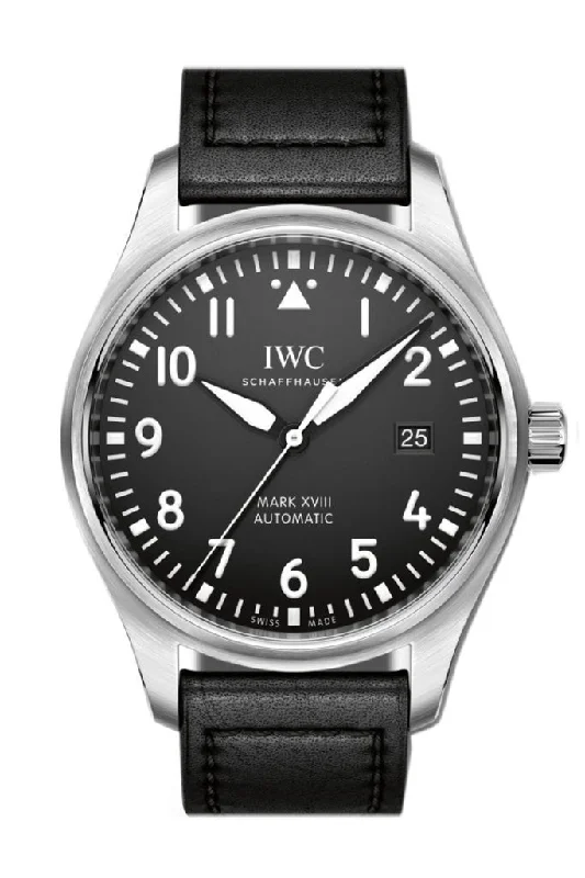 IWC Pilot's Mark XVIII Automatic Black Dial 40mm Men's Watch IW327001