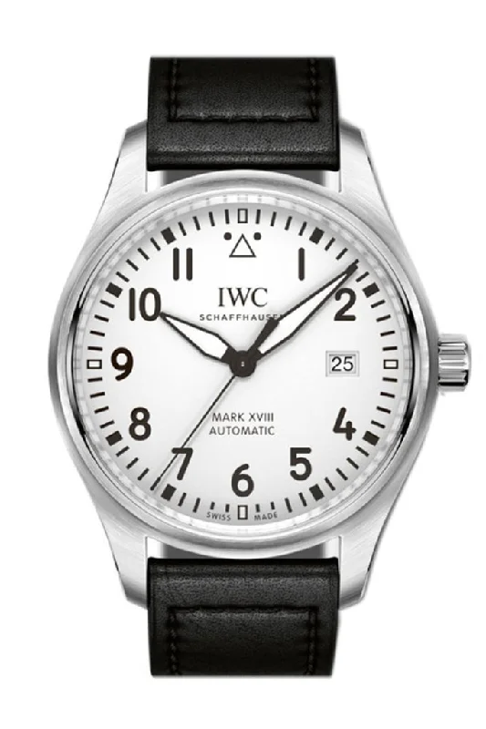 IWC Pilot's Mark XVIII Automatic Silver Dial 40mm Men's Watch IW327002