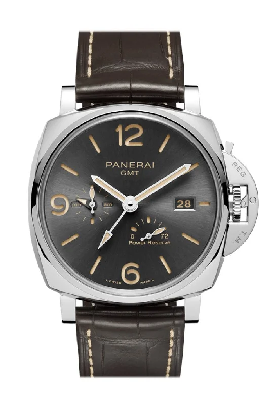 PANERAI Luminor Due GMT Anthracite Dial Automtic Men's Watch PAM00944