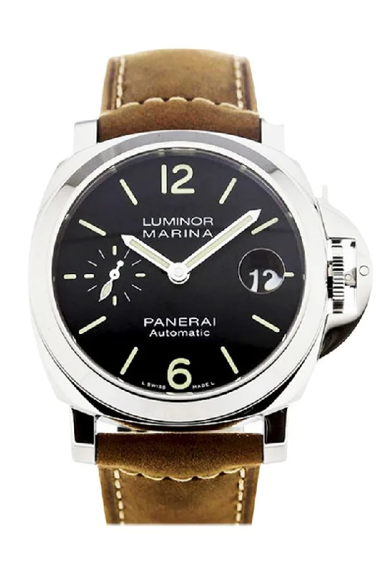 PANERAI Luminor Marina Automatic Black Dial Men's Watch PAM01048