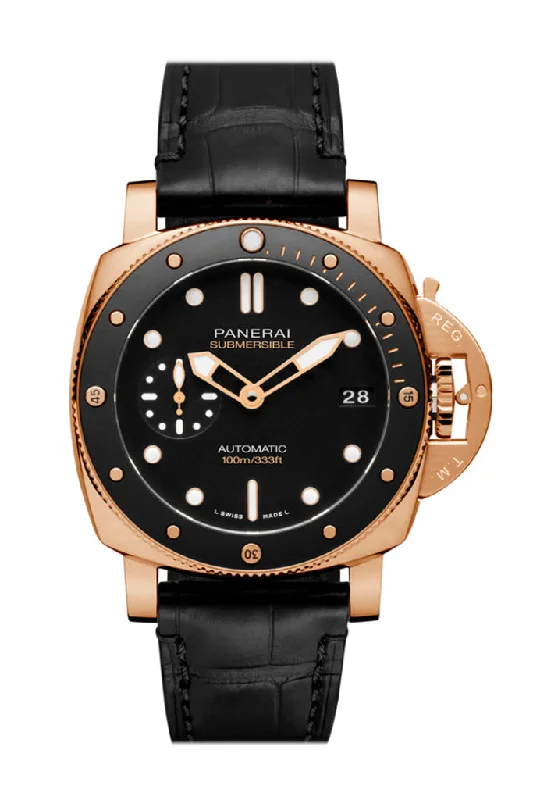 Panerai Submersible Automatic Black Dial Men's Watch PAM00974