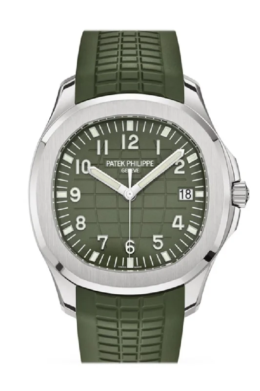 Patek Philippe Aquanaut Khaki Green Dial Watch 5168G-010