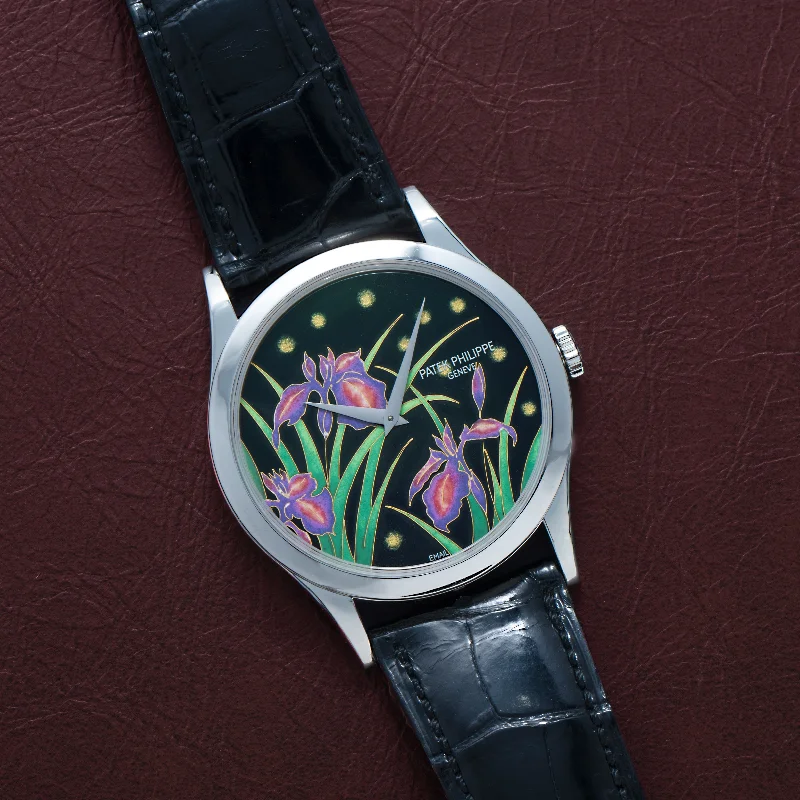 Patek Philippe Calatrava Cloisonné 'Iris & Night Fireflies'