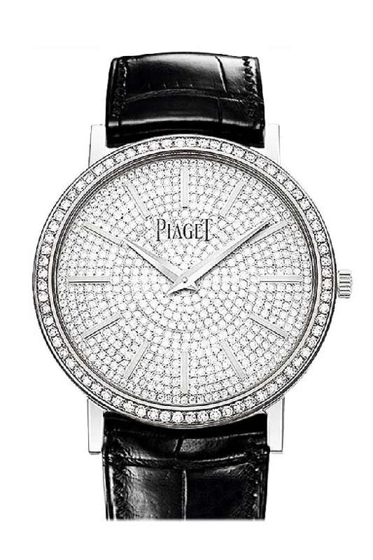 Piaget Altiplano Round in White Gold Diamond Bezel GOA36128