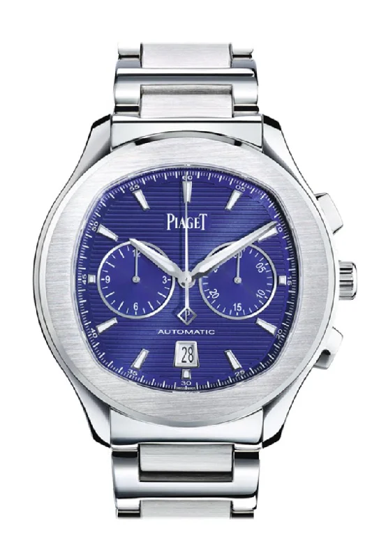 Piaget Polo S Automatic Chronograph Blue Dial Men's Watch GOA41006