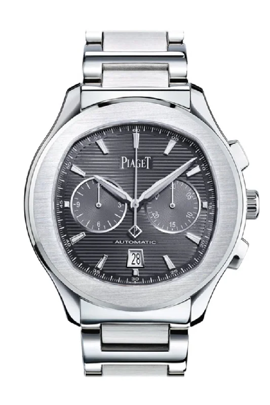 Piaget Polo S Chronograph Automatic Silver Dial Men's Watch GOA42005