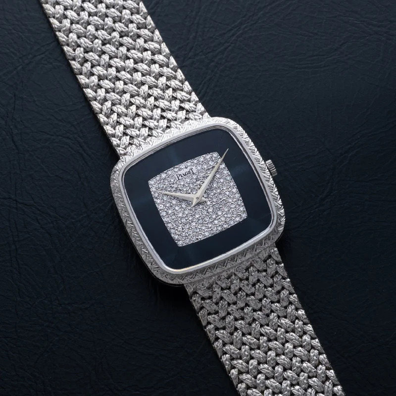 Piaget 'Hawk Eye' White Gold Dress Watch