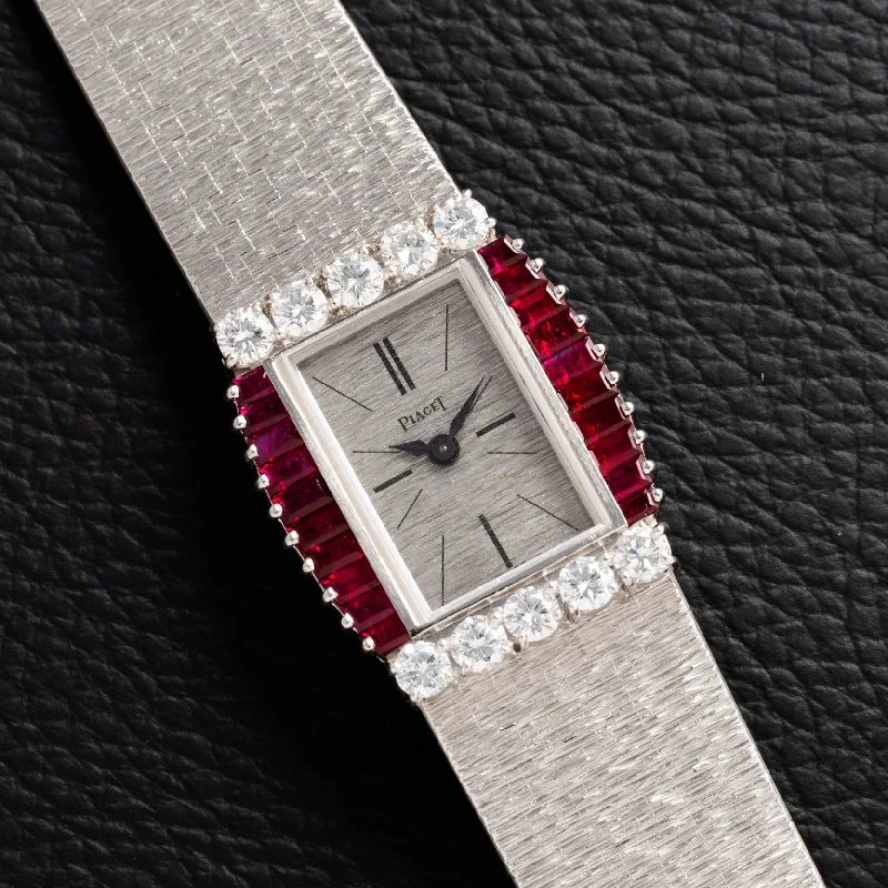 Piaget Ruby and Diamond Dress Watch