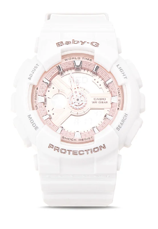 Casio Baby-g BA-110-7A1 Digital Analog Rubber Strap Watch For Women