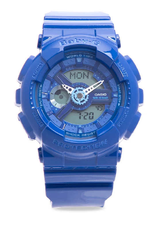 Casio Baby-g BA-110BC-2A Digital Analog Rubber Strap Watch For Women