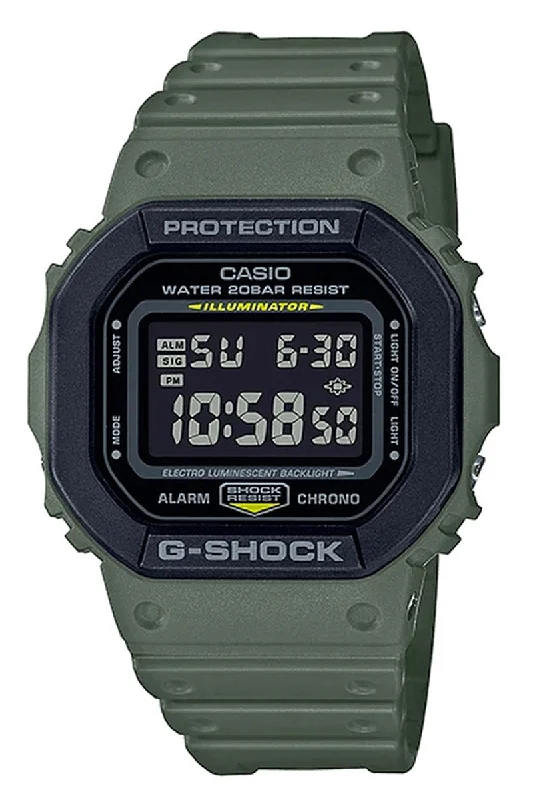 Casio G-shock DW-5610SU-3DR Digital Rubber Strap Watch For Men