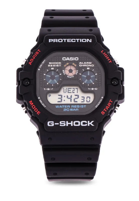 Casio G-shock DW-5900-1 Digital Rubber Strap Watch For Men