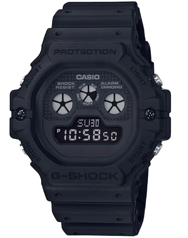 Casio G-shock DW-5900BB-1 Digital Rubber Strap Watch For Men