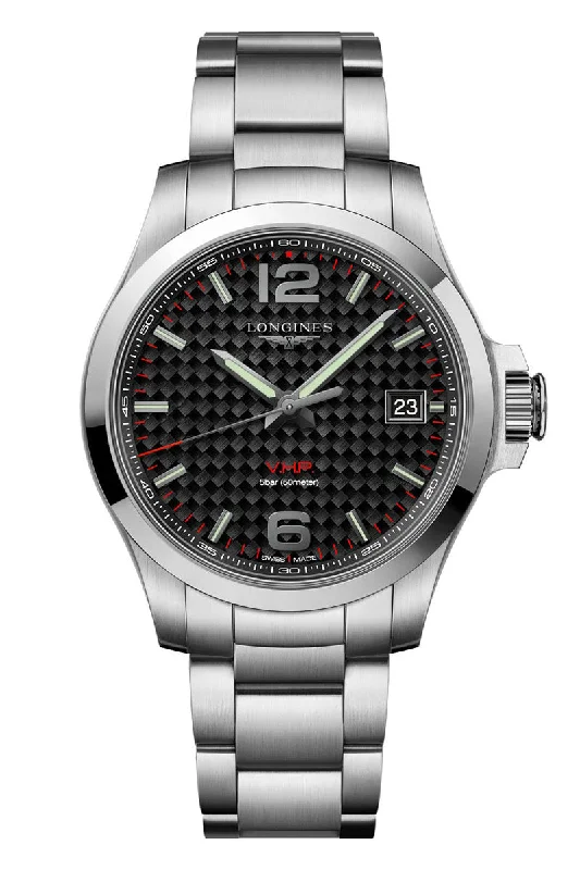 Longines Conquest V.H.P 41mm Carbon Fiber Dial L3.716.4.66.6