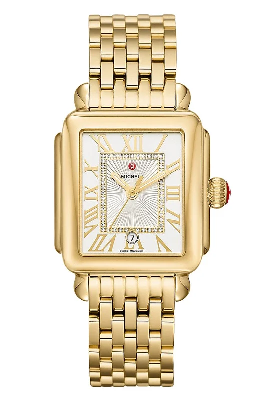 Michele Deco Madison Gold Diamond Dial MWW06T000171