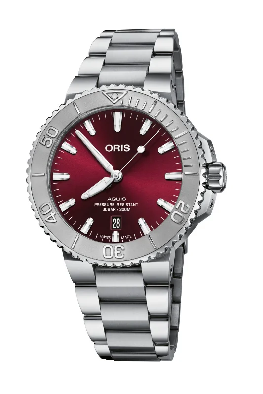 Oris Aquis Date "Cherry" 01 733 7766 4158-07 8 22 05PEB