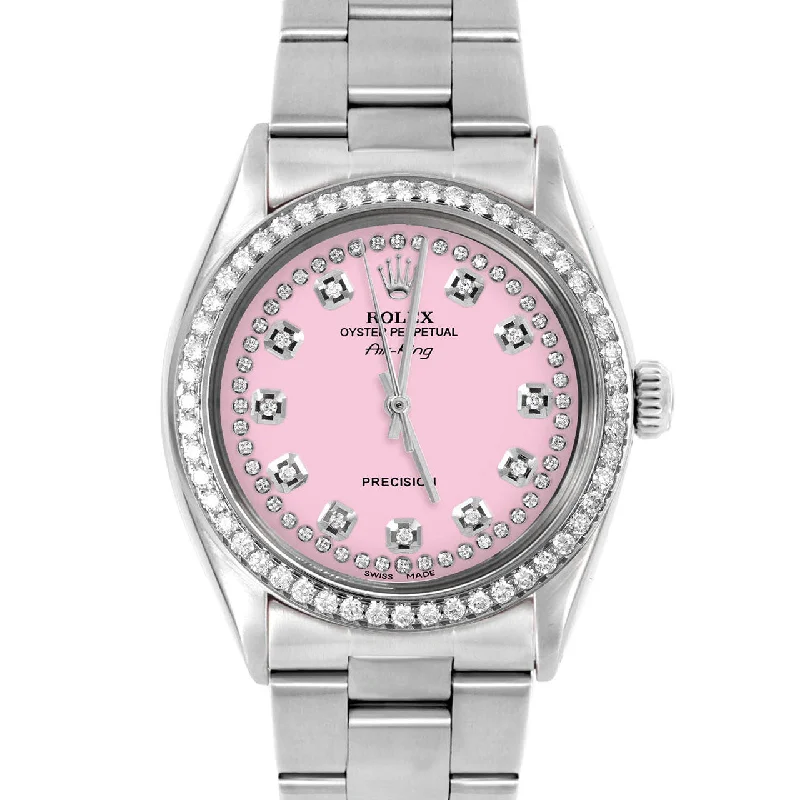 Rolex Air King 34mm | 5500-SS-PNK-STRD-BDS-OYS