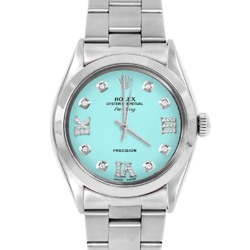 Rolex Air King 34mm | 5500-SS-TRQ-8DR369-SMT-OYS